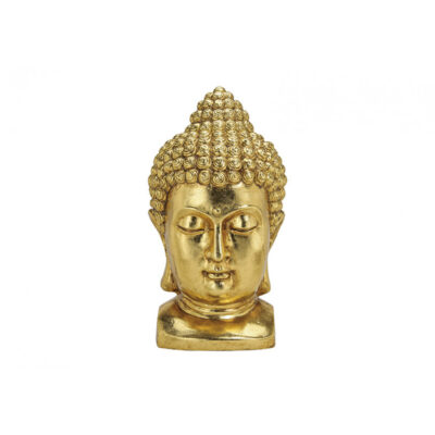 Statueta cap Buddha H47 gold